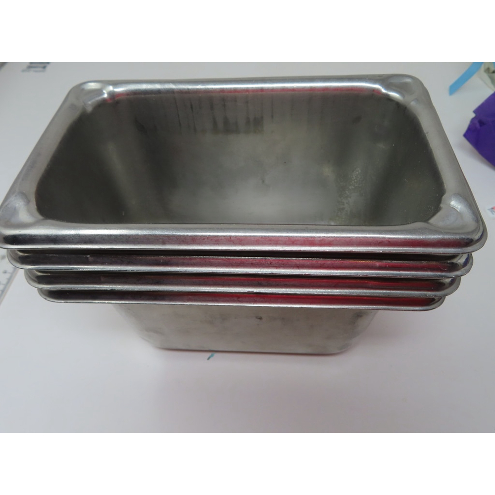 Lot 4 VOLRATH 1/9 Size 4 Inch Deep Steam Table Pan Commercial Stainless Steel